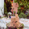 Gâteau de mariage personnalisé fait par Mi'Elles